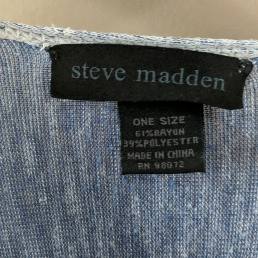 Steve Madden Blue Shrug Cardigan - Picture 5 of 7
